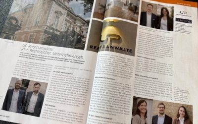 UP Rechtsanwälte: Klar. Rechtssicher. Unternehmerisch. BSW November 25